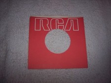 RED WHITE RCA RECORDS 7 INCH 45 RPM ORIGINAL SLEEVE ONLY NO SPLITS 424