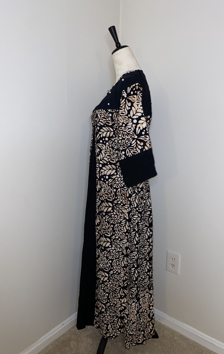 New Indonesia Batik Handmade Maxi Dress Size L/XL | eBay
