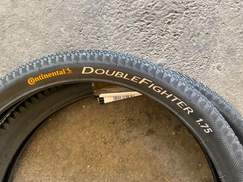 2x Continental Reifen Double Fighter III Draht 20x1,75-1,9Zoll 47-406mm schwarz - Bild 3 von 4