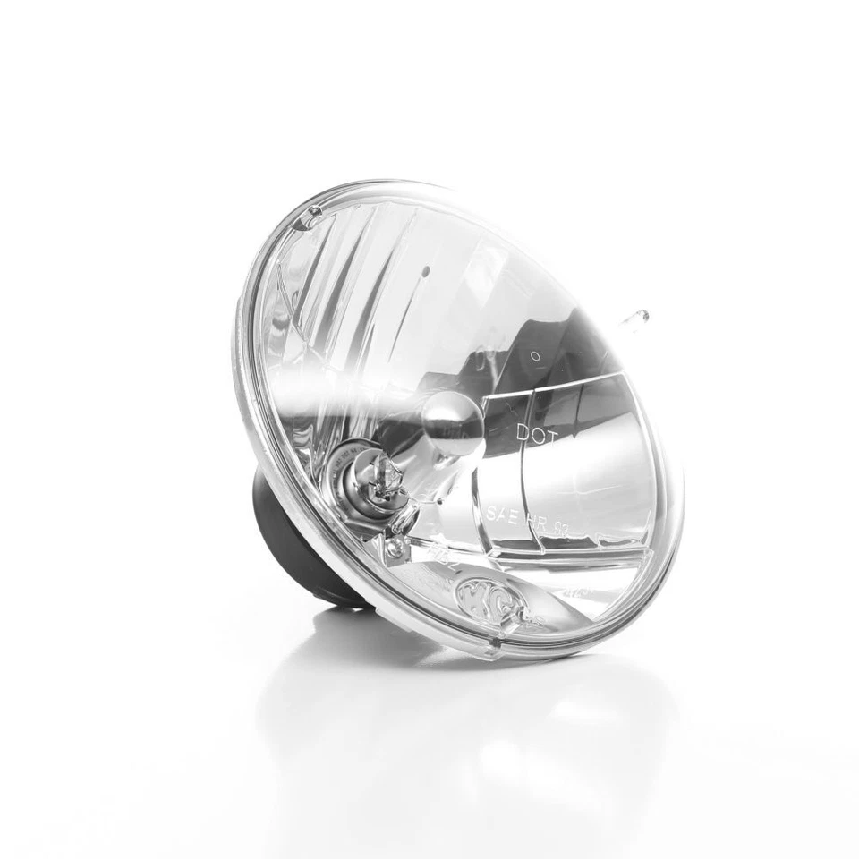 KC HiLiTES 7" H4 DOT Halogen Headlight - - Single - Universal / 97-06 Jeep TJ - Image 2 of 4