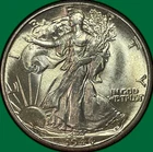 1944-D Walking Liberty Half Dollar Brilliant Uncirculated BU Coin #40381