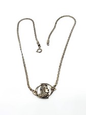 Roman soldier heraldic Artisan handmade sterling silver necklace 925