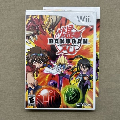 Bakugan Battle Brawlers (Nintendo Wii 2009) CLEAN Complete Anime Strategy Action