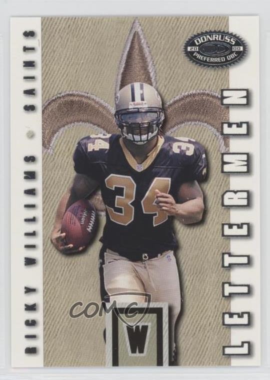 2000 Donruss Preferred QBC Lettermen 42/1000 Ricky Williams #LM34 y0i