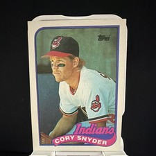 1989 Topps - Cory Snyder #80 Cleveland Indians Baseball MLB Base Set Vintage