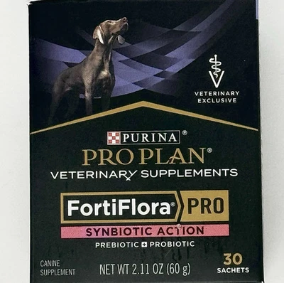 PURINA FortiFlora PRO Synbiotic Action Canine Probiotic Supplement 30 Packs