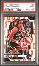 2024 PANINI PRIZM WNBA #26 NAPHEESA COLLIER WNBA LOGO PRIZM PSA 9