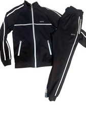 Boohoo MAN ACTIVE Tracksuit Navy Blue Size Small