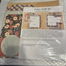 Paisleys And Polka Dots Two Page Scrapbook Layout Kit Happy Fall Y all