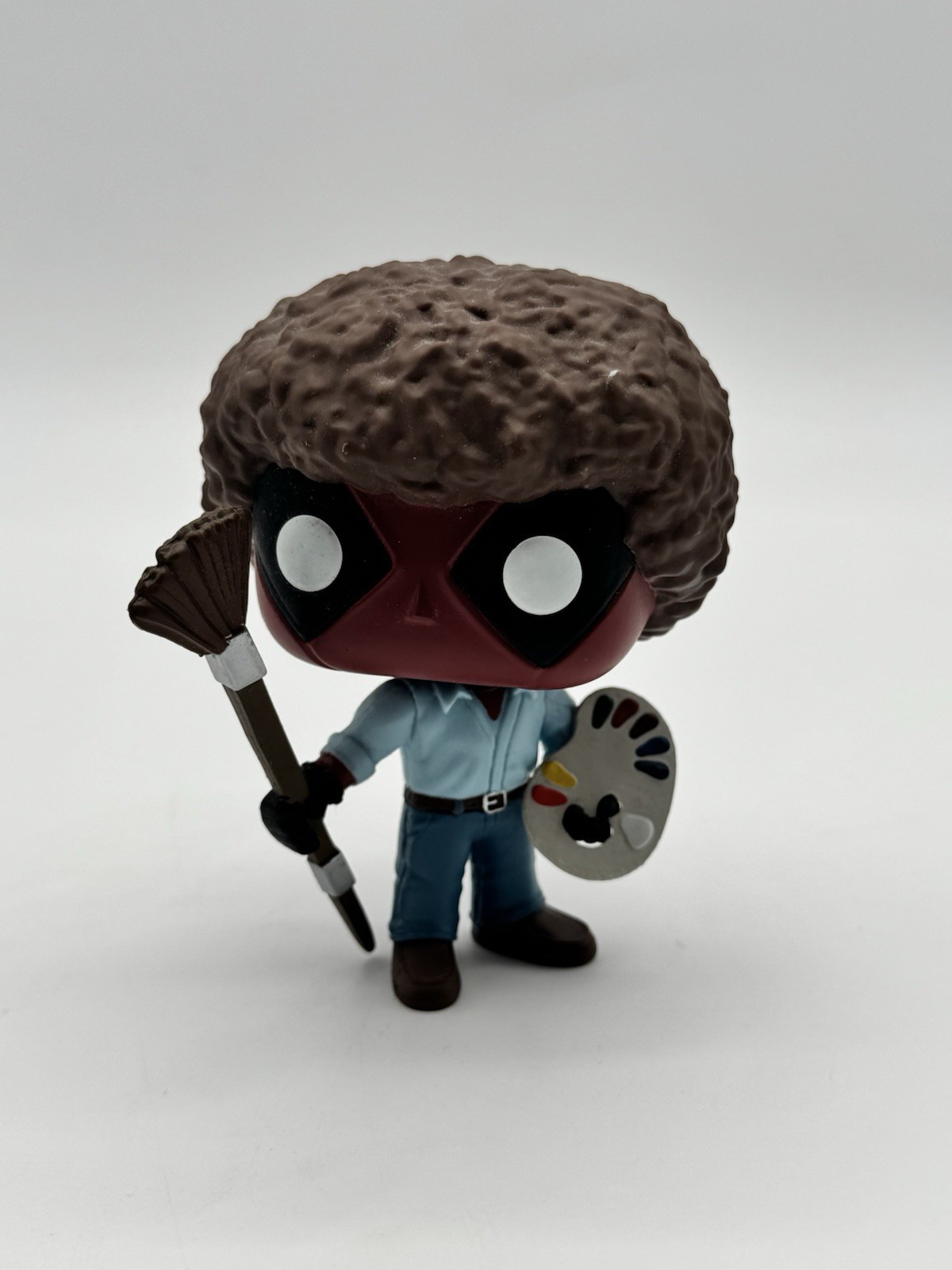 Deadpool as Bob Ross Funko Pop Marvel 4" Vinyl Figurine 2018