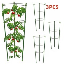 Adjustable Plant Support Cage Tomato Cucumber Trellis UK