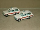 DINKY TOYS VINTAGE DIECAST  POLICE RANGE ROVERS #254 BUNDLE OF TWO