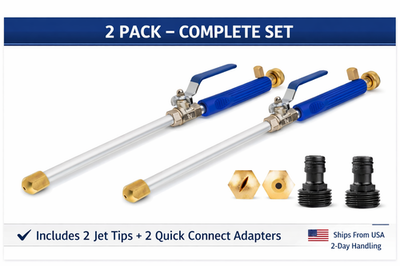 #ad 2 Pack Hydro Jet Garden Hose Power Washer Wand High Pressure Water Nozzle $29.99