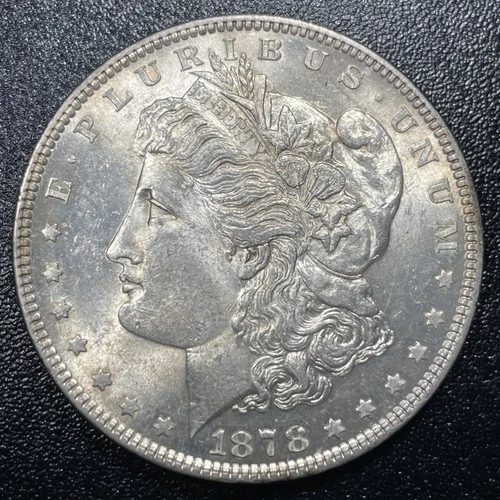 1878-P 7TF Reverse 79’ Morgan Silver Dollar $1 Uncirculated Nm2