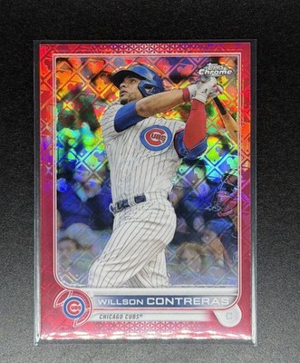 2022 Topps Chrome Logofractor Edition - Willson Contreras #17 Red Refractor /5