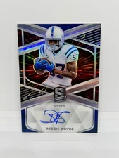 REGGIE WAYNE Auto 2024 Spectra Hyper Prizm Signatures /60 Indianapolis Colts HOF