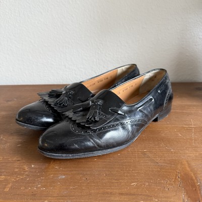 Salvatore Ferragamo Mens Size 11 C Leather Kiltie Tassel  display picture 3