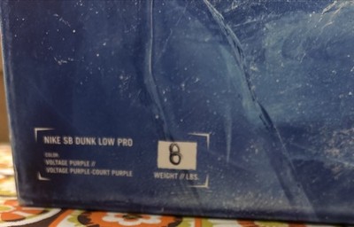 Nike Sb Purple Lobster 8m Special Box Og All  2 Rubber bands Worn Lightly, Clean
