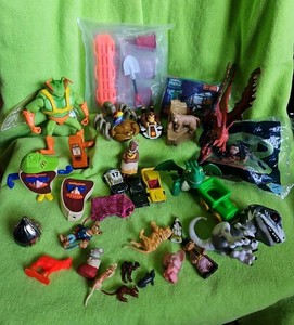 Large Mixed Lot of Figures and Small Toys Vintage to Modern
