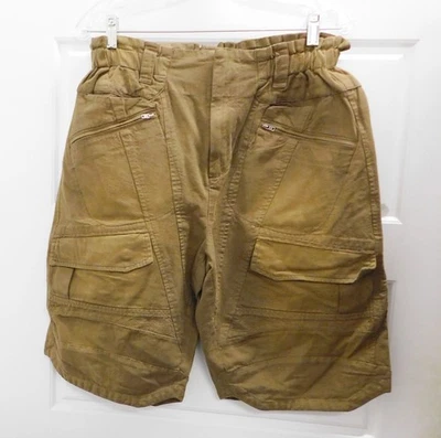 Free People Cub Army Utility Baggy Cargo Shorts Big Pockets 8125