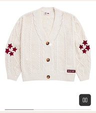 Size XS/S Taylor Swift Red Taylor  s Version Cardigan Cream Cable Knit