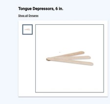 Tongue Depressors, 6 in. - 500 Per Box