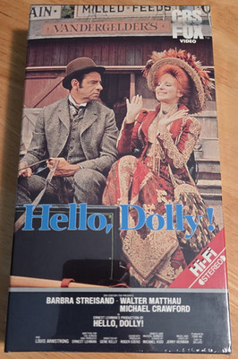 Hello, Dolly! (1969) VHS CBS/FOX Hi-Fi Stereo CC G Barbra Streisand Brand New