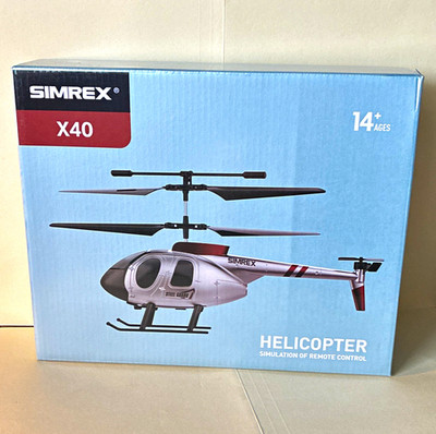 SIMREX X40 3-Channel 2.4GHz 1:16 Electric Remote Control Helicopter RTF