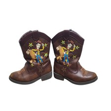 Toy Story Woody and Bullseye Disney Pixar Kids Toddler Cowboy Boots Size 7