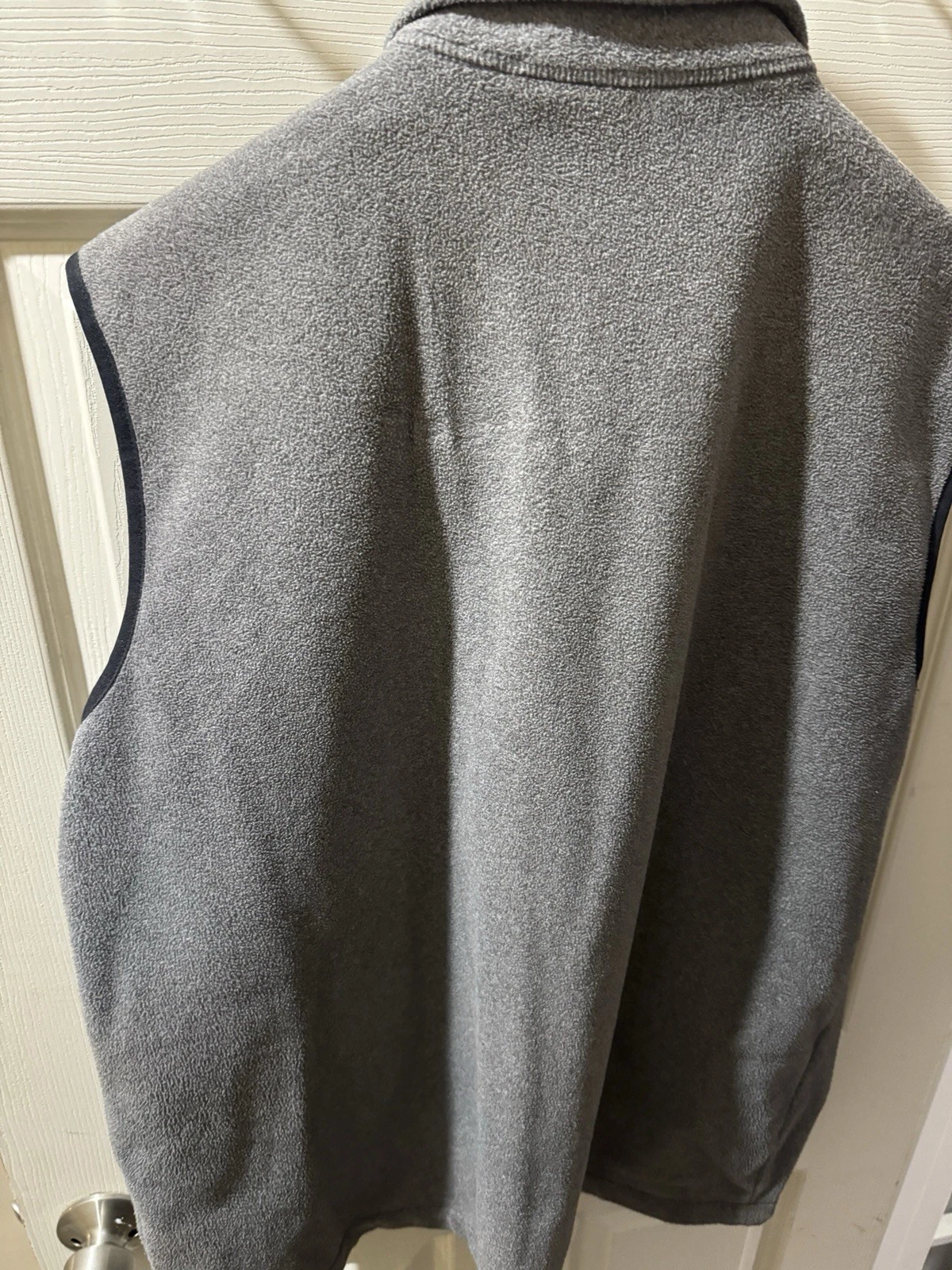 Lands End ThermaCheck Fleece Men’s Large 42-44 Gray Full Zip - product detail image 3