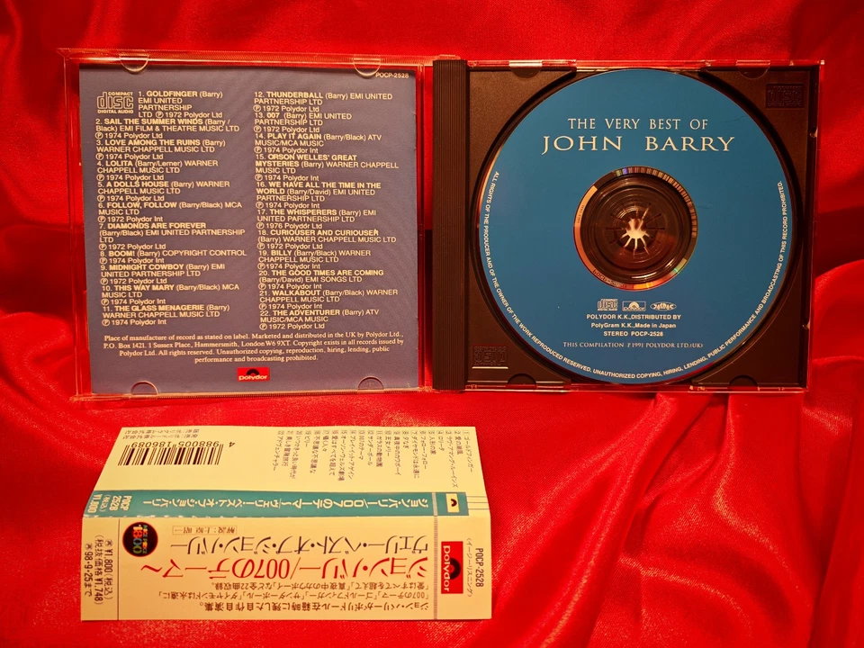 JOHN BARRY - "THE MUSIC OF JOHN BARRY" rare SOLD OUT Japan/ OBI CD - Bild 2 von 3