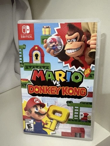 Mario vs Donkey Kong - Nintendo Switch - Case + Game Cartridge, Tested/Working