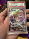 2021 POKEMON SWORD & SHIELD FUSION STRIKE #114 FULL ART/MEW VMAX PSA 10