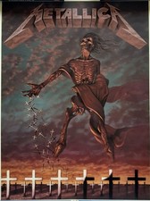 Metallica Disposable Heroes Giclee Poster Master of Puppets 40th Numbered Marald