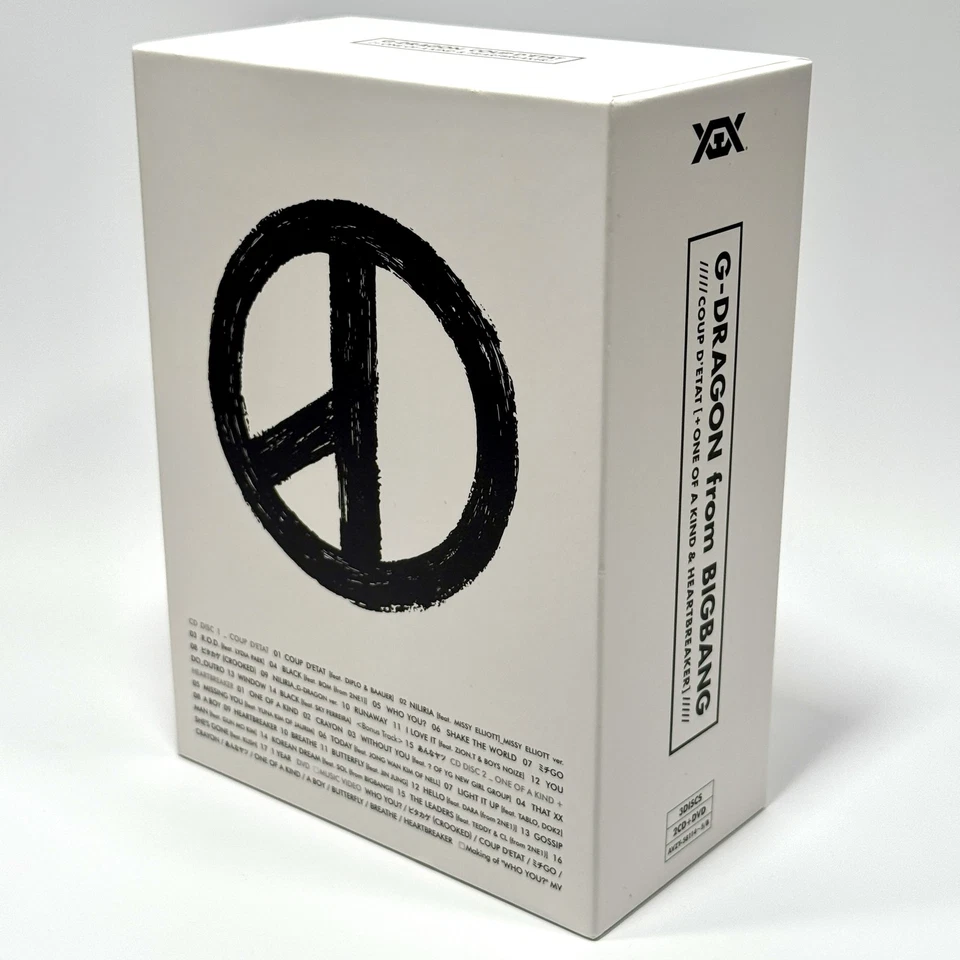 G-DRAGON BIGBANG COUP D'ETAT 2CD+DVD Limited Edition Towel Set Unused Japan Foto 2 de 4