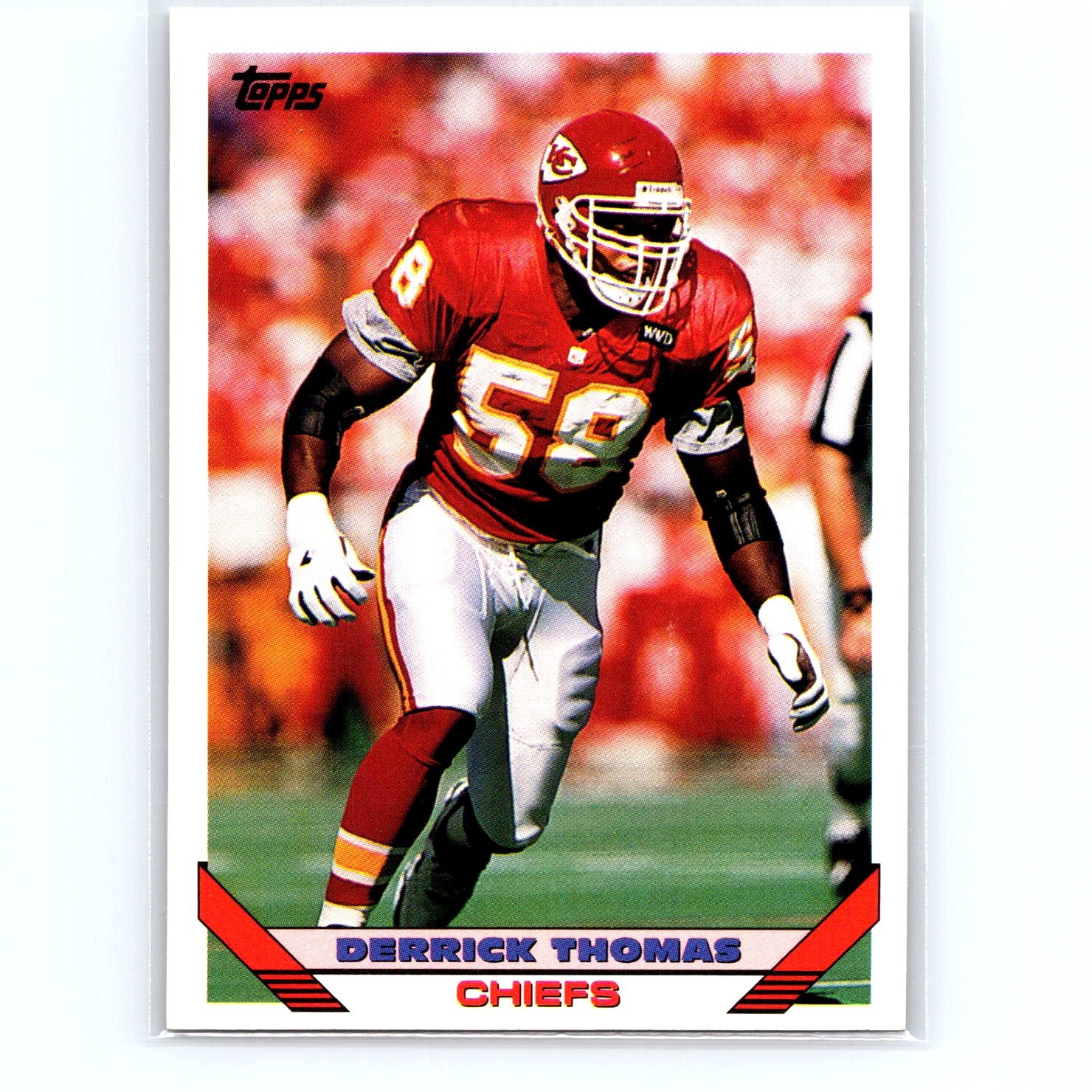 1993 Topps Derrick Thomas #168 Kansas City Chiefs