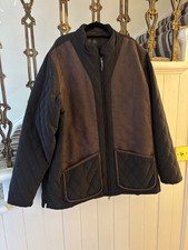 Musto Men’s Lexton Shooting Rifle Jacket Coat Carbon Black Size 3XL XXXL Suede 