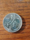 1982 ENGELHARD AMERICAN PROSPECTOR- .999 FINE SILVER ROUND- 1 T.OZ- NR AUCTION