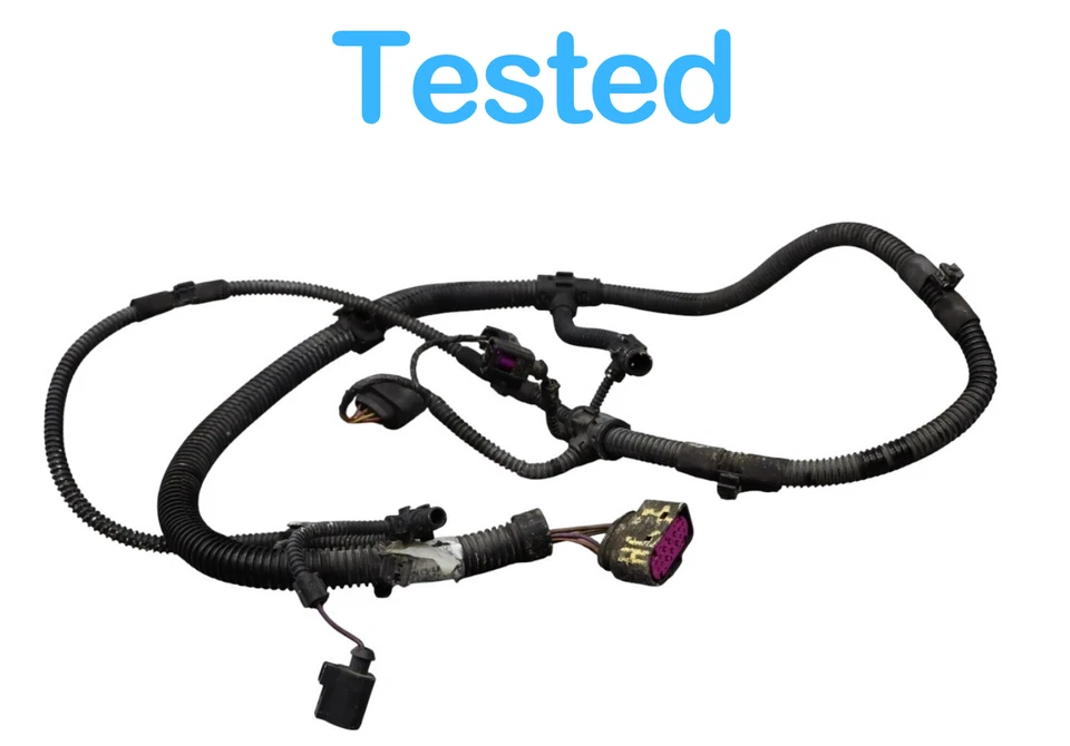 Arnés de cableado sensor de estacionamiento parachoques delantero para Volkswagen VW Touareg 11-14 OEM Foto 3 de 4