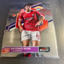 2023 Topps Finest UEFA CL Antonio Silva Benfica Rookie Card No.148 with Card Sl