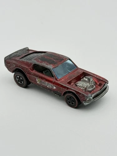 Vintage hot wheels redline mustang boss hoss HK base