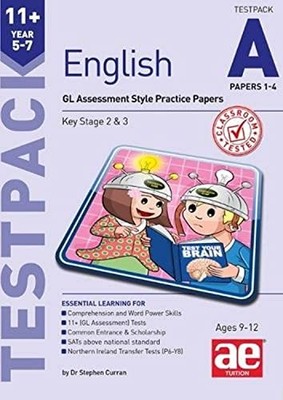 11+ English Year 5-7 Testpack A Papers... by Curran, Stephen C. Wallet or folder