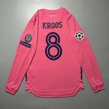 REAL MADRID ADIDAS 2020/2021 SOCCER PLAYER ISSUE JERSEY #8 KROOS SIZE “M”...