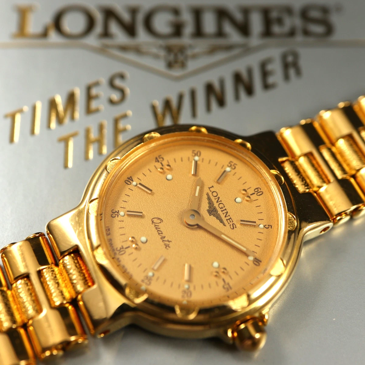 Longines Conquest Gold Plated Case Analog Wristwatches | eBay