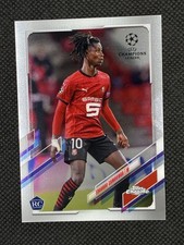 Eduardo Camavinga 44 - Rookie Card 2020-21 Topps Chrome UEFA CL. rookie card picture