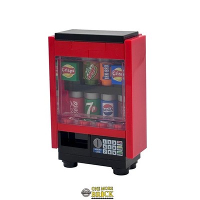Getränkeautomat und Chips | Bausatz aus echtem Lego