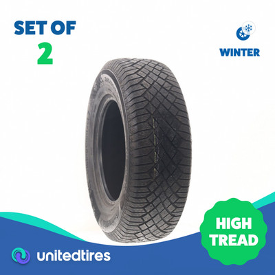 Set of (2) Driven Once 245/70R16 Continental VikingContact 7 111T - 10.5/32