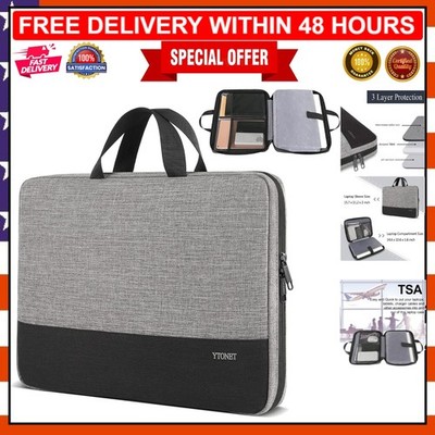 15.6 Inch Water-Resistant Laptop Case - Travel-Friendly & Organizing