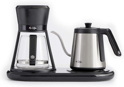 Mr. Coffee BVMC-PO19B All-In-One Pour over Coffee Maker, 6 Cups, Black