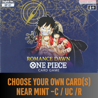 One Piece TCG Romance Dawn OP-01 Card Singles - C UC R Complete your Set Deck